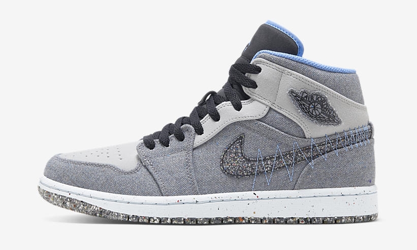 2022年 発売予定！ナイキ エア ジョーダン 1 ミッド クレーター “グレー/ブルー” (NIKE AIR JORDAN 1 MID CRATER “Grey/Blue”) [DM3529-004]