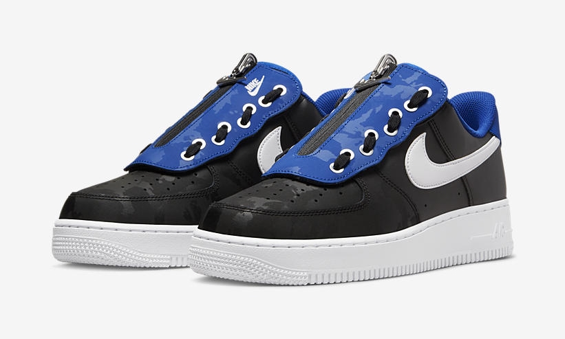 2022年 発売予定！ナイキ エア フォース 1 ロー ジップ “シュラウド/ブラック/ロイヤル” (NIKE AIR FORCE 1 LOW ZIP “Shroud/Black/Royal”) [DC8875-001]