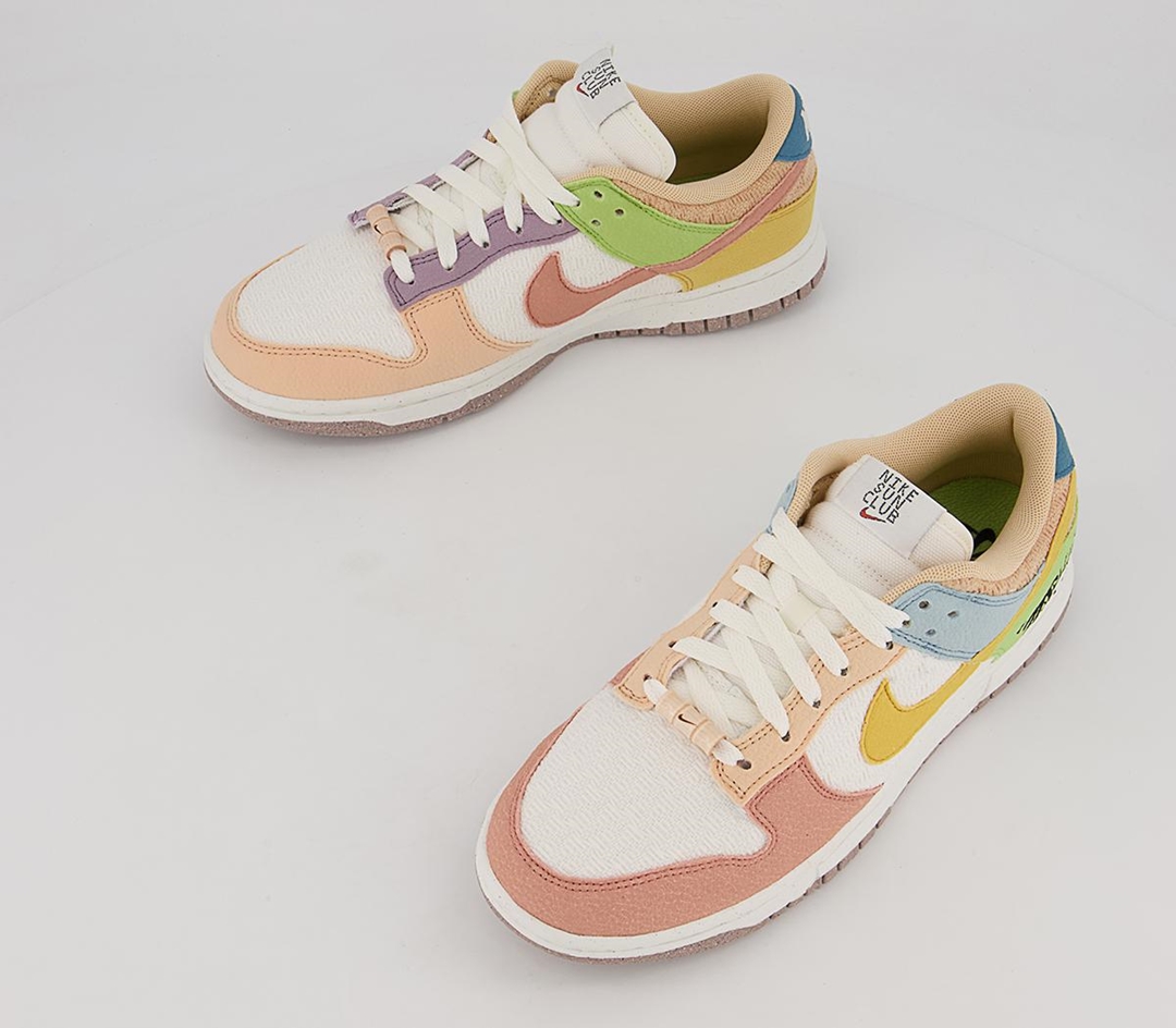 【国内 4/25 発売】ナイキ ダンク ロー SE “サンクラブ/ホワイト/マルチ” (NIKE DUNK LOW SE “Sun Club/White/Multi”) [DQ0265-100]