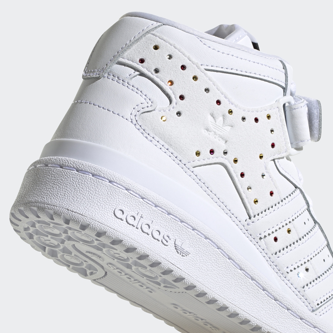 adidas Originals WMNS FORUM LOW/MID “Swarovski/White” (アディダス オリジナルス ウィメンズ フォーラム ロー/ミッド “スワロフスキー/ホワイト”) [GZ4377/GY0819]