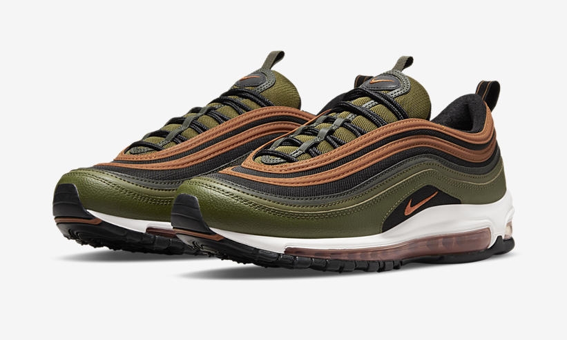 2022年 発売予定！ナイキ エア マックス 97 “オリーブ/オレンジ/ブラック” (NIKE AIR MAX 97 “Olive/Orange/Black”) [DQ4687-300]