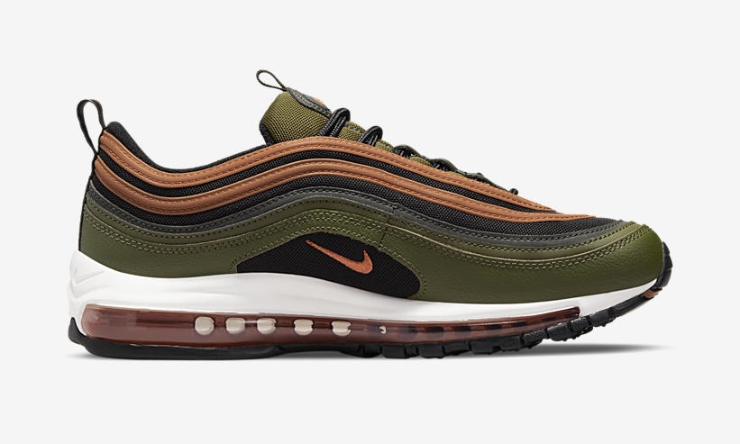 2022年 発売予定！ナイキ エア マックス 97 “オリーブ/オレンジ/ブラック” (NIKE AIR MAX 97 “Olive/Orange/Black”) [DQ4687-300]