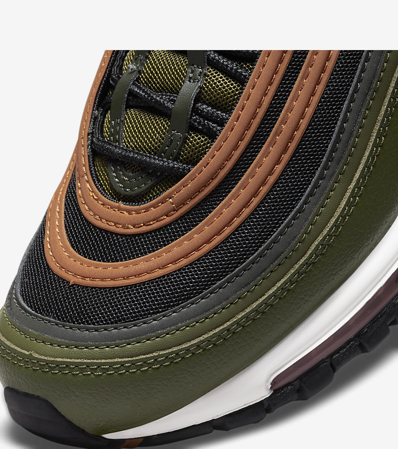 2022年 発売予定！ナイキ エア マックス 97 “オリーブ/オレンジ/ブラック” (NIKE AIR MAX 97 “Olive/Orange/Black”) [DQ4687-300]