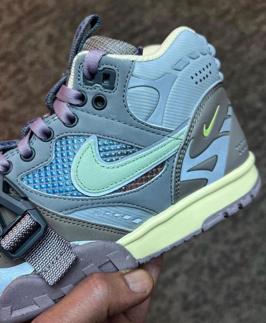 【国内 4/14 発売】ナイキ エア トレーナー 1 SP “ライトスモークグレー/ハニーデュー” (NIKE AIR TRAINER 1 SP “Light Smoke Grey/Honeydew”) [DH7338-002]