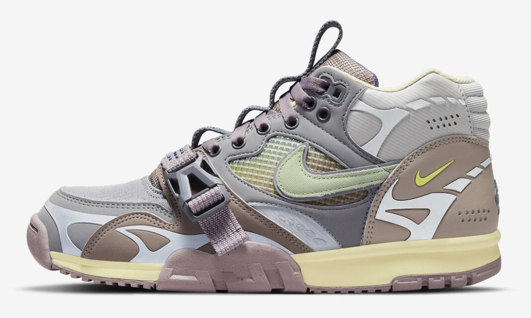 【国内 4/14 発売】ナイキ エア トレーナー 1 SP “ライトスモークグレー/ハニーデュー” (NIKE AIR TRAINER 1 SP “Light Smoke Grey/Honeydew”) [DH7338-002]