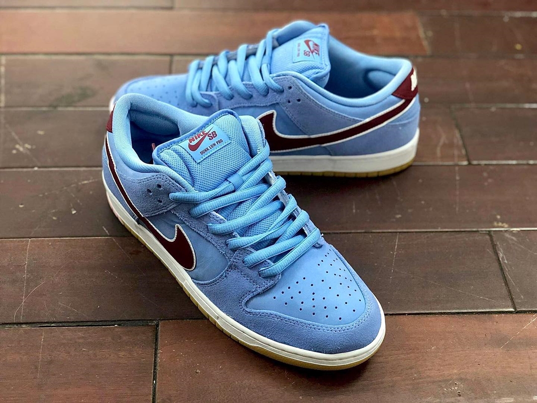 【国内 5/9 発売】ナイキ SB ダンク ロー プロ “フィリーズ/ユニバーシティブルー” (NIKE SB DUNK LOW PRO “Phillies/University Blue”) [DQ4040-400]