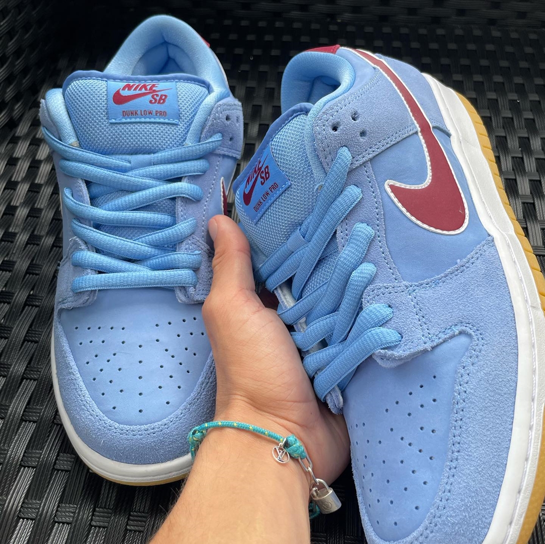 【国内 5/9 発売】ナイキ SB ダンク ロー プロ “フィリーズ/ユニバーシティブルー” (NIKE SB DUNK LOW PRO “Phillies/University Blue”) [DQ4040-400]