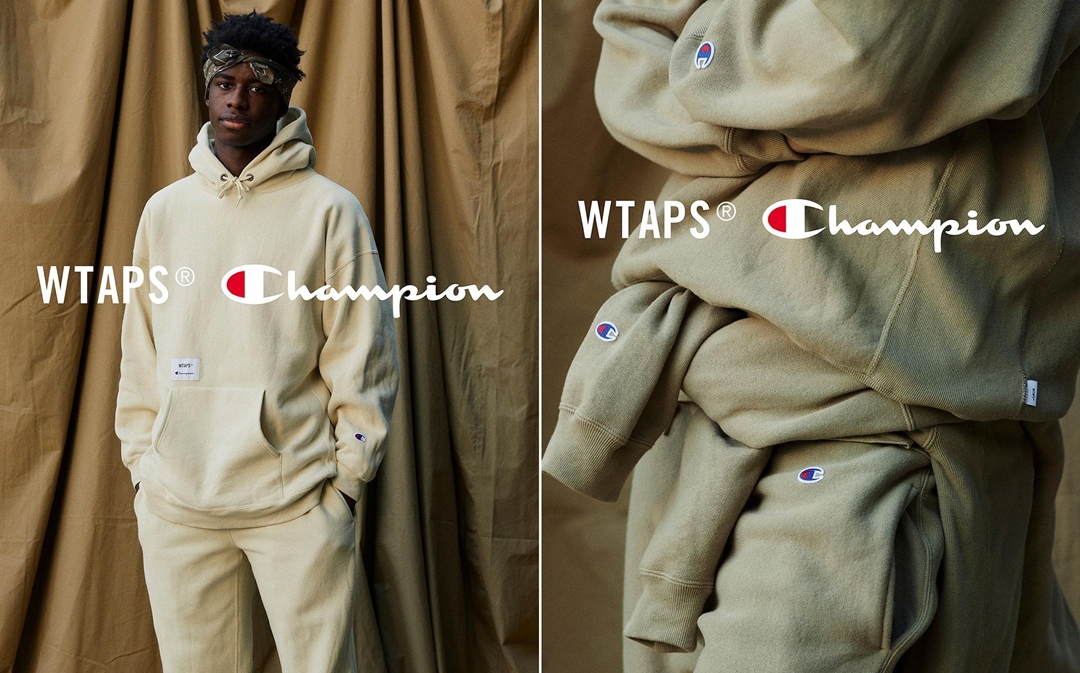 2022年 WTAPS × Champion コラボレーションが1/15 発売 (ダブル