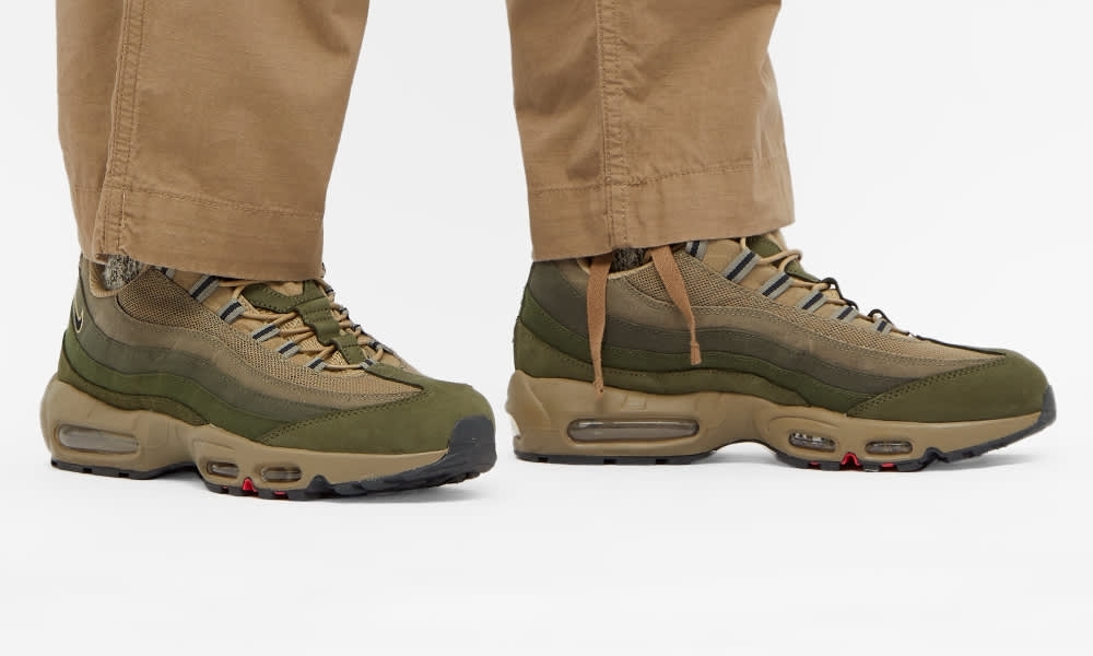 海外発売！ナイキ エア マックス 95 “ラフグリーン/ブラック/ミディアムオリーブ” (NIKE AIR MAX 95 “Rough Green/Black/Medium Olive”) [DQ8570-200]