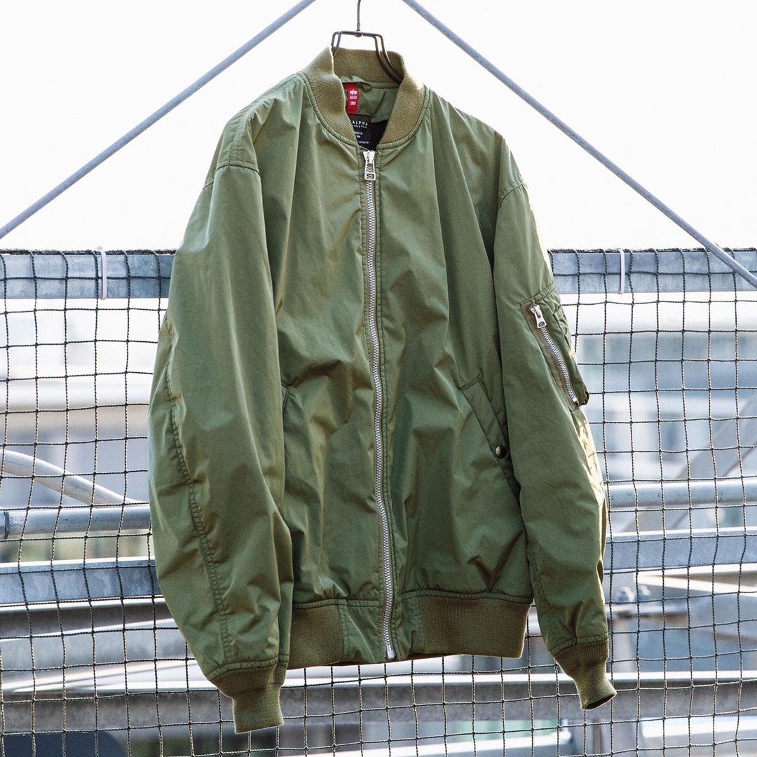 ALPHA INDUSTRIES × green label relaxing / 別注 PE/BNG L-2B ブルゾンが、2月中旬発売 (アルファ インダストリーズ グリーンレーベル リラクシング)