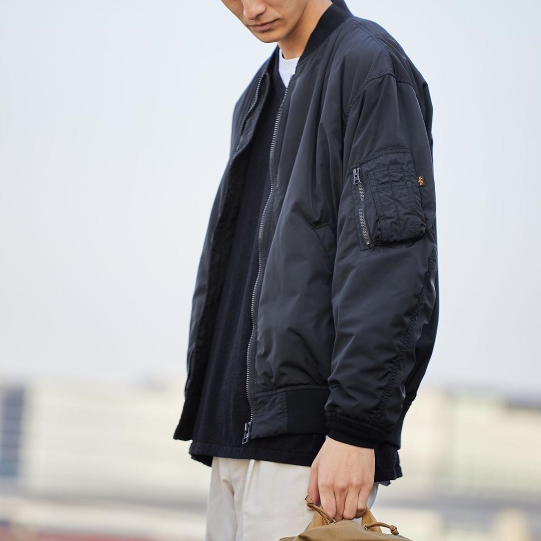 ALPHA INDUSTRIES × green label relaxing / 別注 PE/BNG L-2B