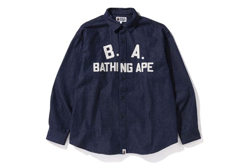 A BATHING APEからブランドの略称である”B.A”デザインのアップリケを落とし込んだ「B.A STADIUM COLLECTION」が1/14、1/15 発売 (ア ベイシング エイプ)