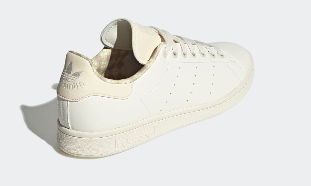 1/15 発売！チェック柄と淡い色使いのミニマルなadidas Originals STAN SMITH “White/Ecru Tint” (アディダス オリジナルス スタンスミス “ホワイト/エクルティント”) [GZ4358]