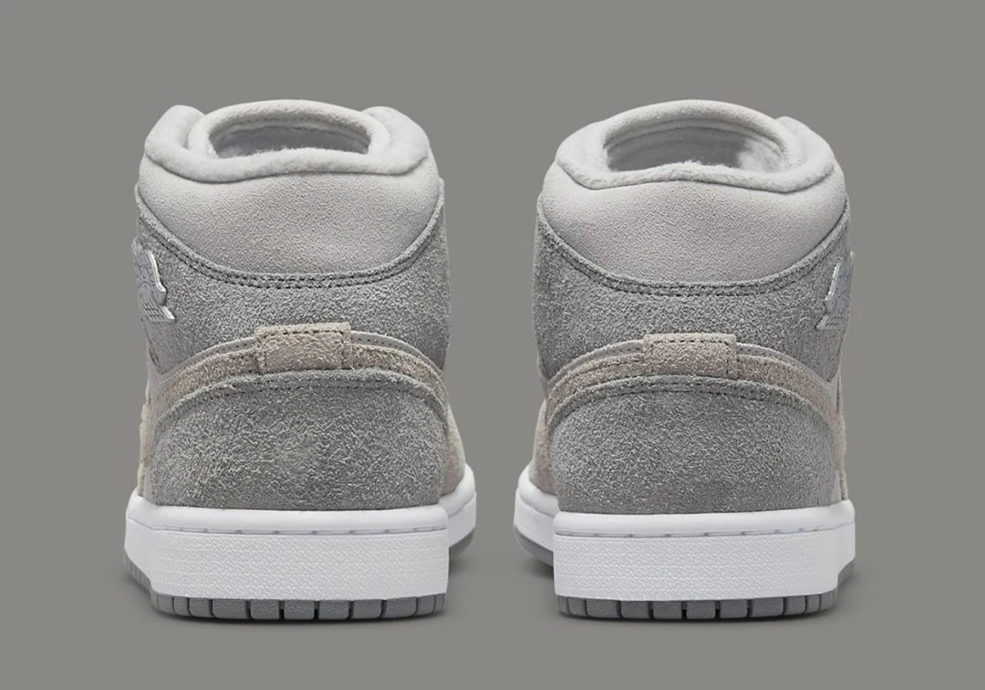 2022年 発売予定！ナイキ ウィメンズ エア ジョーダン 1 ミッド “スエード/フリース/グレー” (NIKE WMNS AIR JORDAN 1 MID “Suede/Fleece/Grey”)