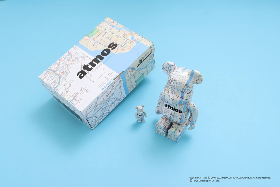 1/22 発売！アトモス × ベアブリック 100% & 400% “トウキョウ/ニューヨーク サブウェイ” (atmos BE@RBRICK “TOKYO SUBWAY & NYC SUBWAY”)