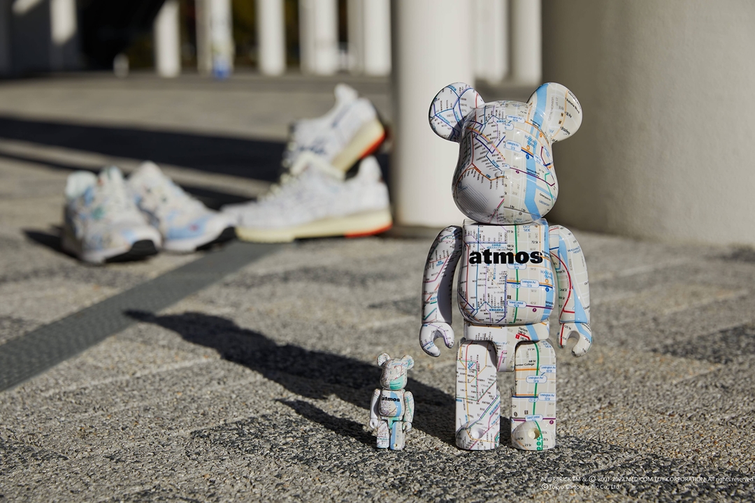 1/22 発売！アトモス × ベアブリック 100% & 400% “トウキョウ/ニューヨーク サブウェイ” (atmos BE@RBRICK “TOKYO SUBWAY & NYC SUBWAY”)