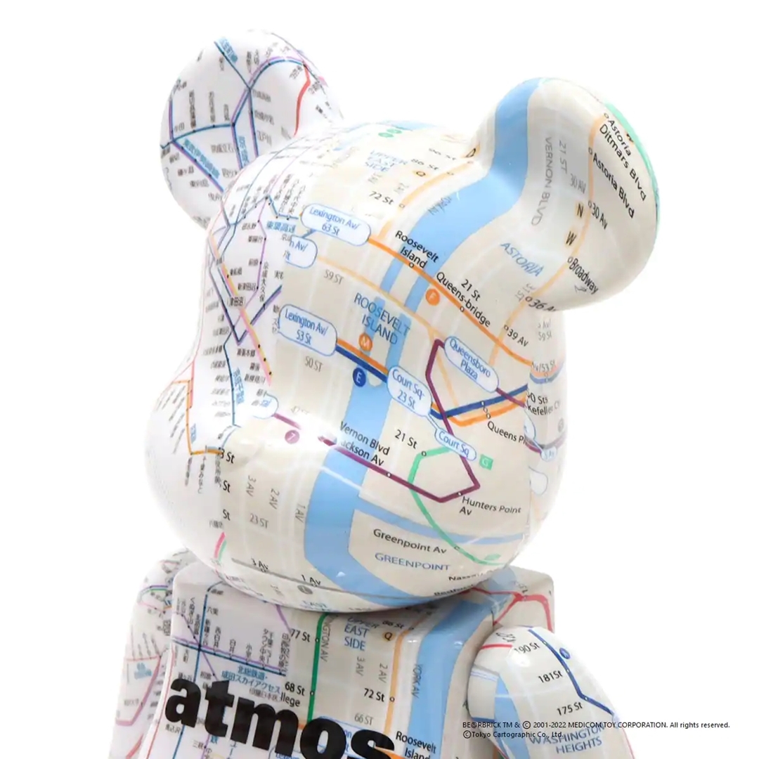 1/22 発売！アトモス × ベアブリック 100% & 400% “トウキョウ/ニューヨーク サブウェイ” (atmos BE@RBRICK “TOKYO SUBWAY & NYC SUBWAY”)