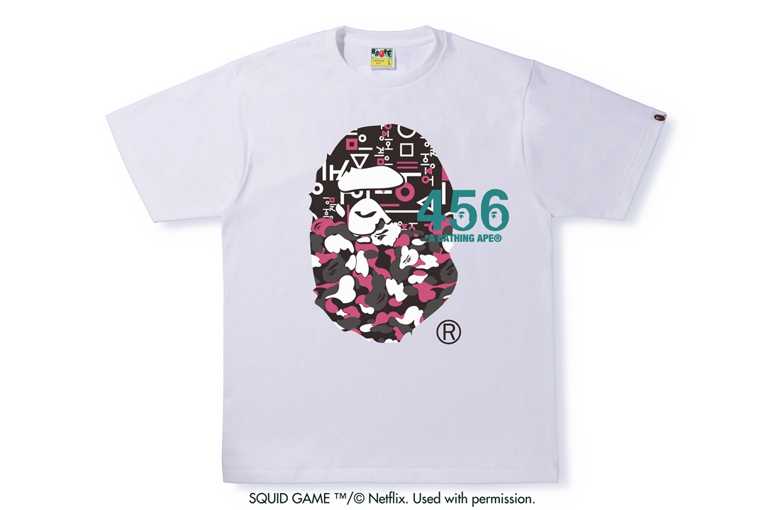 イカゲーム × A BATHING APE コラボが1/21 先行発売 (ア ベイシング エイプ SQUID GAME)