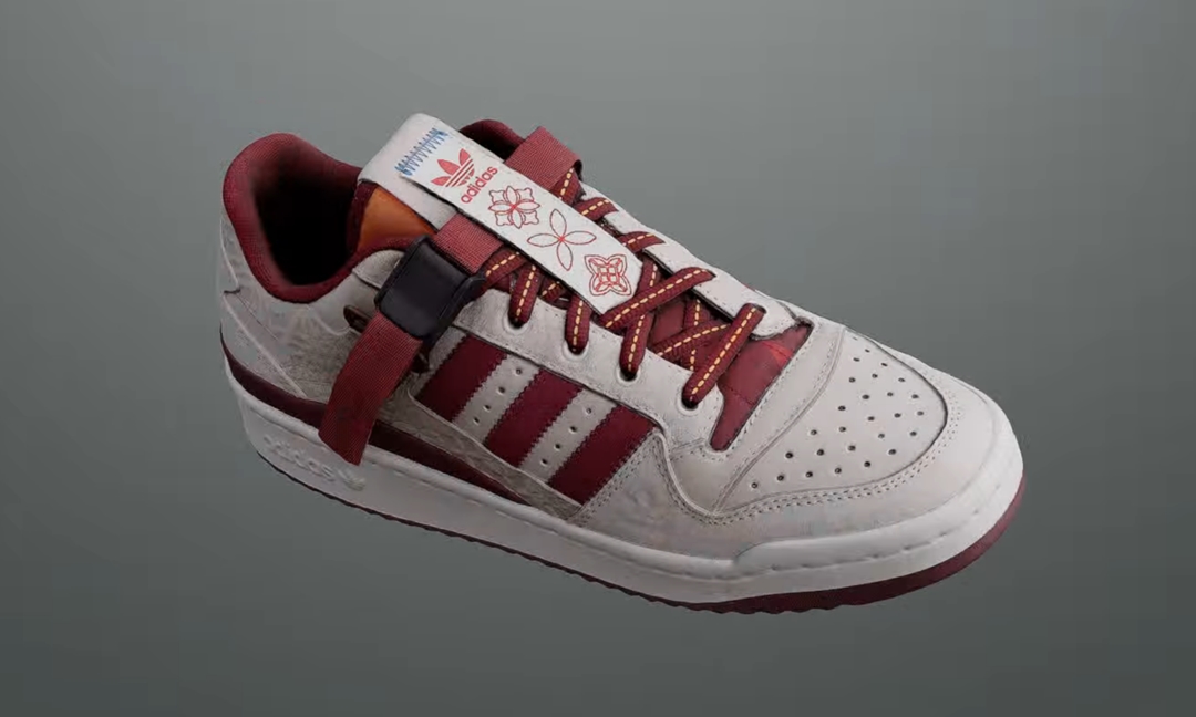 adidas Originals FORUM LOW “CHINESE NEW YEAR/CNY 2022/White/Burgundy” (アディダス オリジナルス フォーラム ロー “チャイニーズ ニューイヤー 2022年/ホワイト/バーガンディ”) [GX8866]