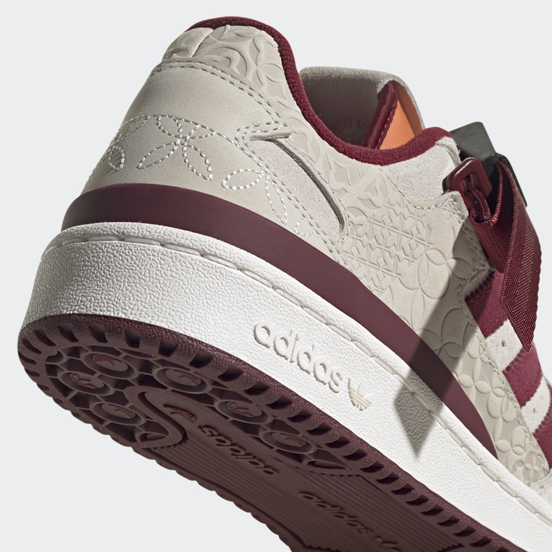 adidas Originals FORUM LOW “CHINESE NEW YEAR/CNY 2022/White/Burgundy” (アディダス オリジナルス フォーラム ロー “チャイニーズ ニューイヤー 2022年/ホワイト/バーガンディ”) [GX8866]