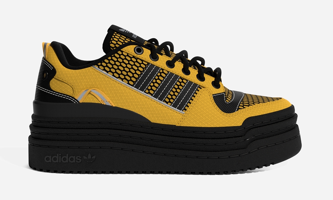 1/19 発売！アディダス オリジナルス トリプルプラットフォーム “クルーイエロー/ブラック” (adidas Originals TRIPLE PLATFORM “Crew Yellow/Core Black”) [GY9608]