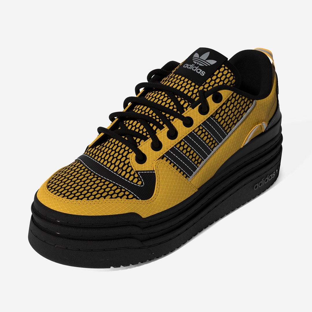 1/19 発売！アディダス オリジナルス トリプルプラットフォーム “クルーイエロー/ブラック” (adidas Originals TRIPLE PLATFORM “Crew Yellow/Core Black”) [GY9608]