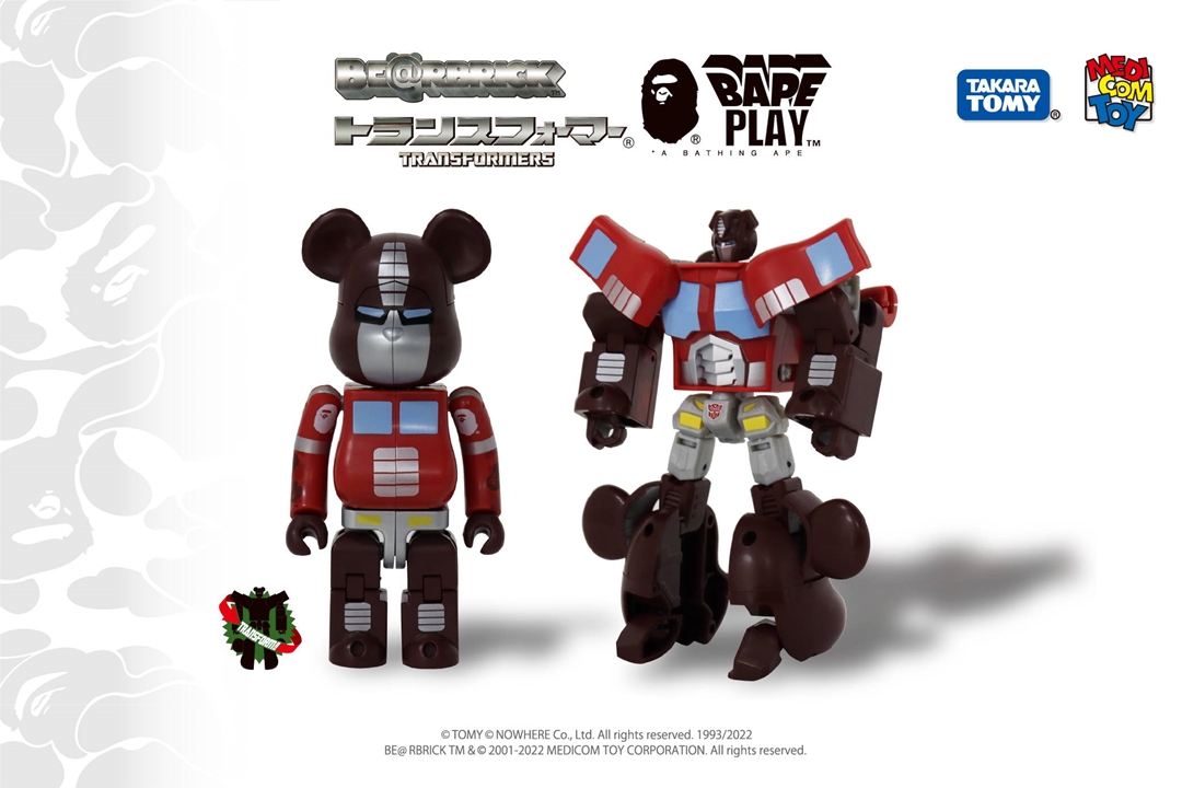 1/22 発売！A BATHING APE × TRANSFORMERS × BE@RBRICK “OPTIMUS PRIME RED Ver.” (ア ベイシング エイプ トランスフォーマー ベアブリック)