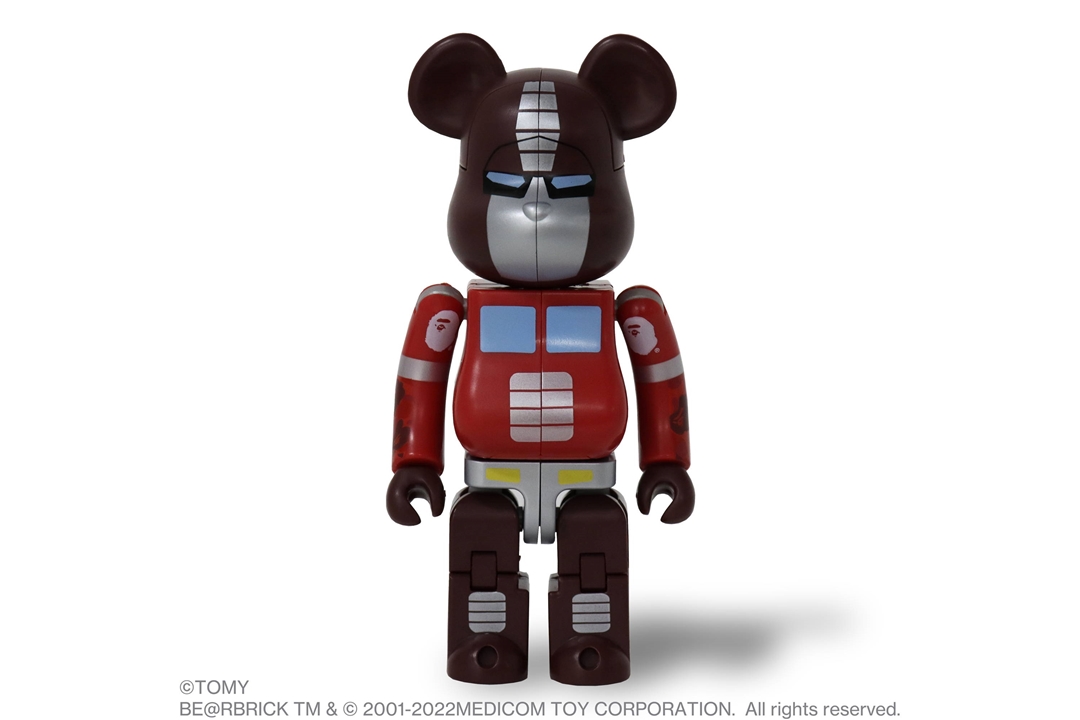 1/22 発売！A BATHING APE × TRANSFORMERS × BE@RBRICK “OPTIMUS PRIME RED Ver.” (ア ベイシング エイプ トランスフォーマー ベアブリック)