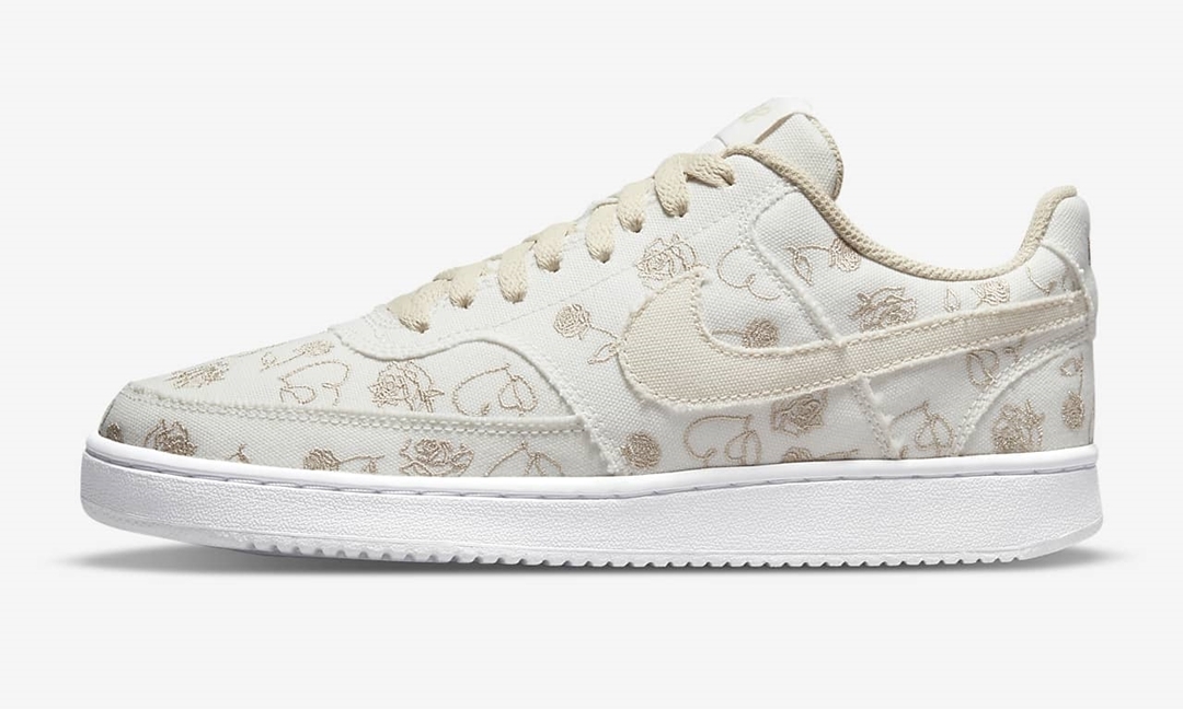 【発売予定】ナイキ ウィメンズ コート ビジョン ロー “サミットホワイト/バレンタイン” (NIKE WMNS COURT VISION LOW “Summit White/Valentine”) [DJ9297-100]