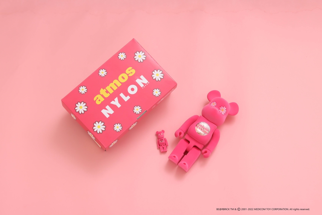 NYLON JAPAN × atmos PINK × BE@RBRICK 100% 400% が1/29 発売 (ナイロンジャパン アトモスピンク ベアブリック)