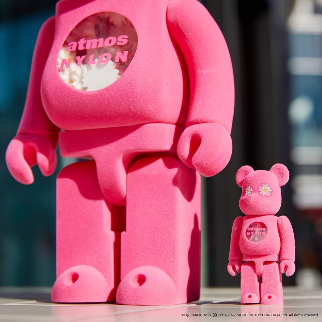 NYLON JAPAN × atmos PINK × BE@RBRICK 100% 400% が1/29 発売 (ナイロンジャパン アトモスピンク ベアブリック)