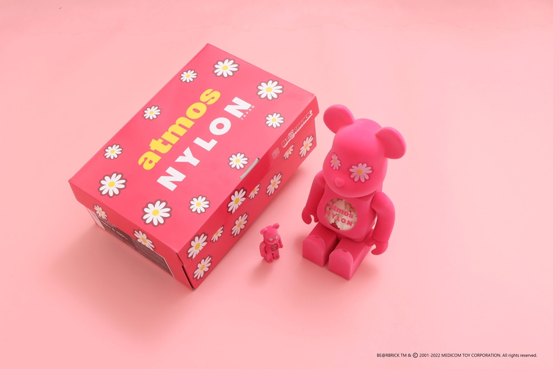 NYLON JAPAN × atmos PINK × BE@RBRICK 100% 400% が1/29 発売 (ナイロンジャパン アトモスピンク ベアブリック)