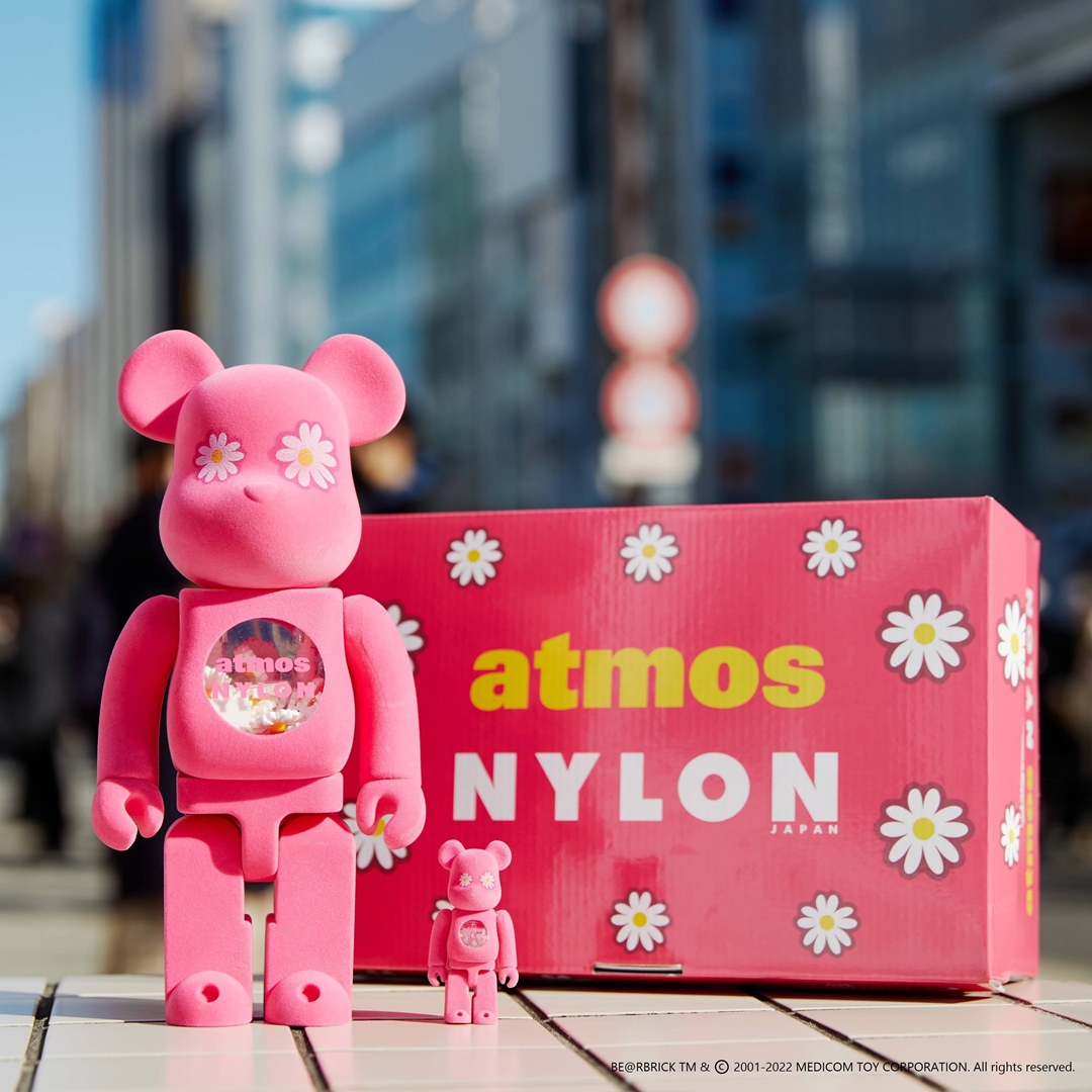 NYLON JAPAN × atmos PINK × BE@RBRICK 100% 400% が1/29 発売 (ナイロンジャパン アトモスピンク ベアブリック)