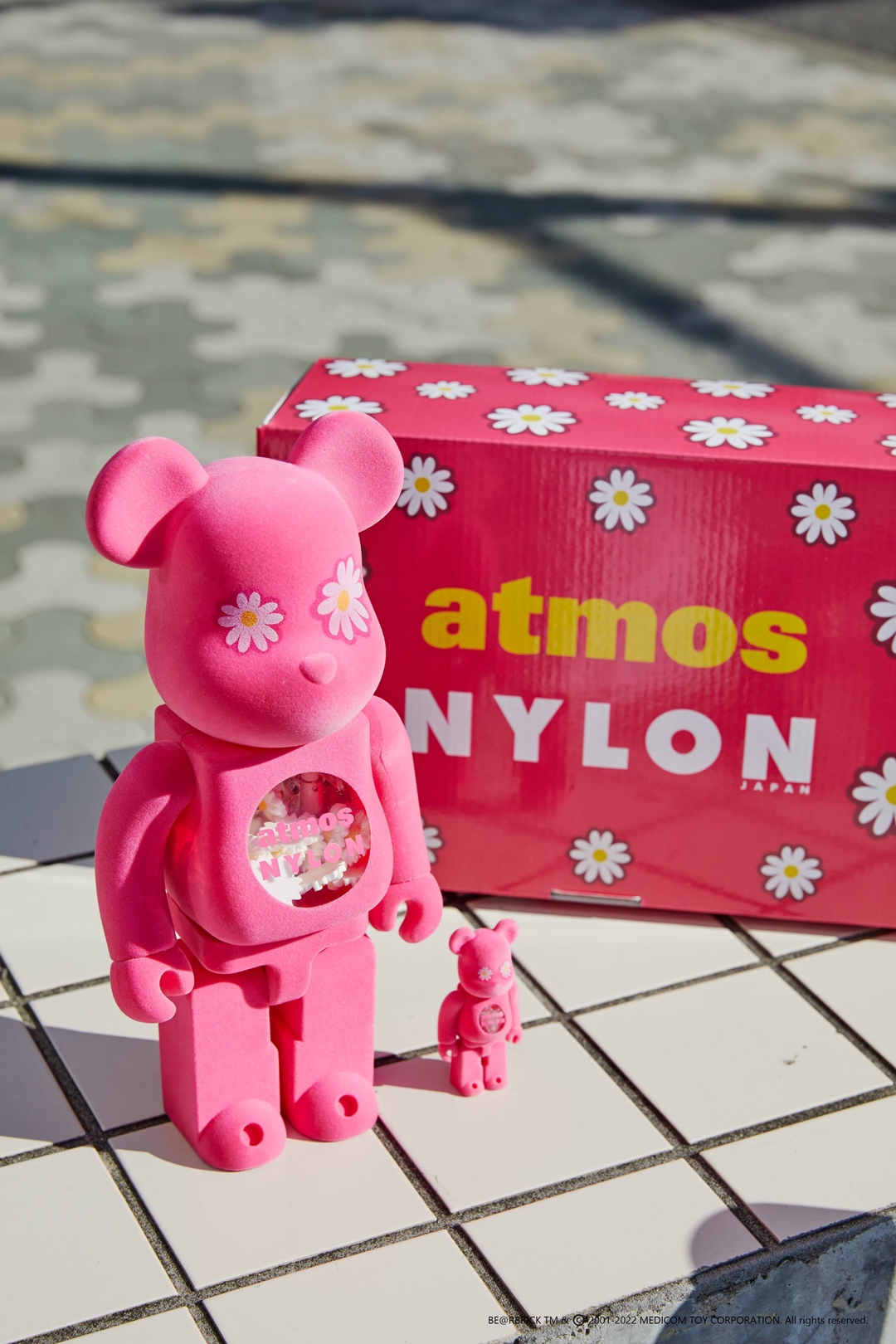 NYLON JAPAN × atmos PINK × BE@RBRICK 100% 400% が1/29 発売 (ナイロンジャパン アトモスピンク ベアブリック)