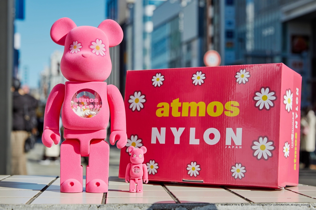 NYLON JAPAN × atmos PINK × BE@RBRICK 100% 400% が1/29 発売 (ナイロンジャパン アトモスピンク ベアブリック)