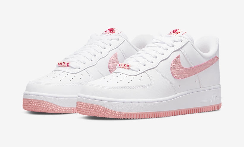 2022年 2月発売予定！ナイキ エア フォース 1 07 ロー QS “バレンタイン” (NIKE AIR FORCE 1 07 LOW QS “2022 Valentine/White/Atmosphere”) [DQ9320-100]