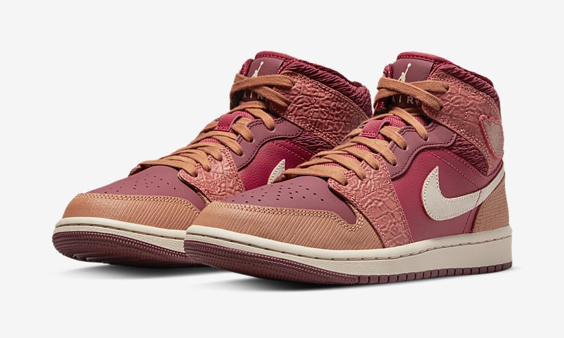 2022年 発売予定！ナイキ エア ジョーダン 1 ミッド “アフリカ大陸/レッド/ブラウン” (NIKE AIR JORDAN 1 MID “African Continent Map/Red/Brown”) [DV3476-600]