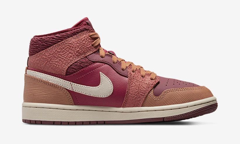 2022年 発売予定！ナイキ エア ジョーダン 1 ミッド “アフリカ大陸/レッド/ブラウン” (NIKE AIR JORDAN 1 MID “African Continent Map/Red/Brown”) [DV3476-600]