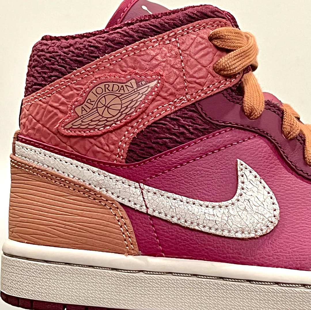 2022年 発売予定！ナイキ エア ジョーダン 1 ミッド “アフリカ大陸/レッド/ブラウン” (NIKE AIR JORDAN 1 MID “African Continent Map/Red/Brown”) [DV3476-600]