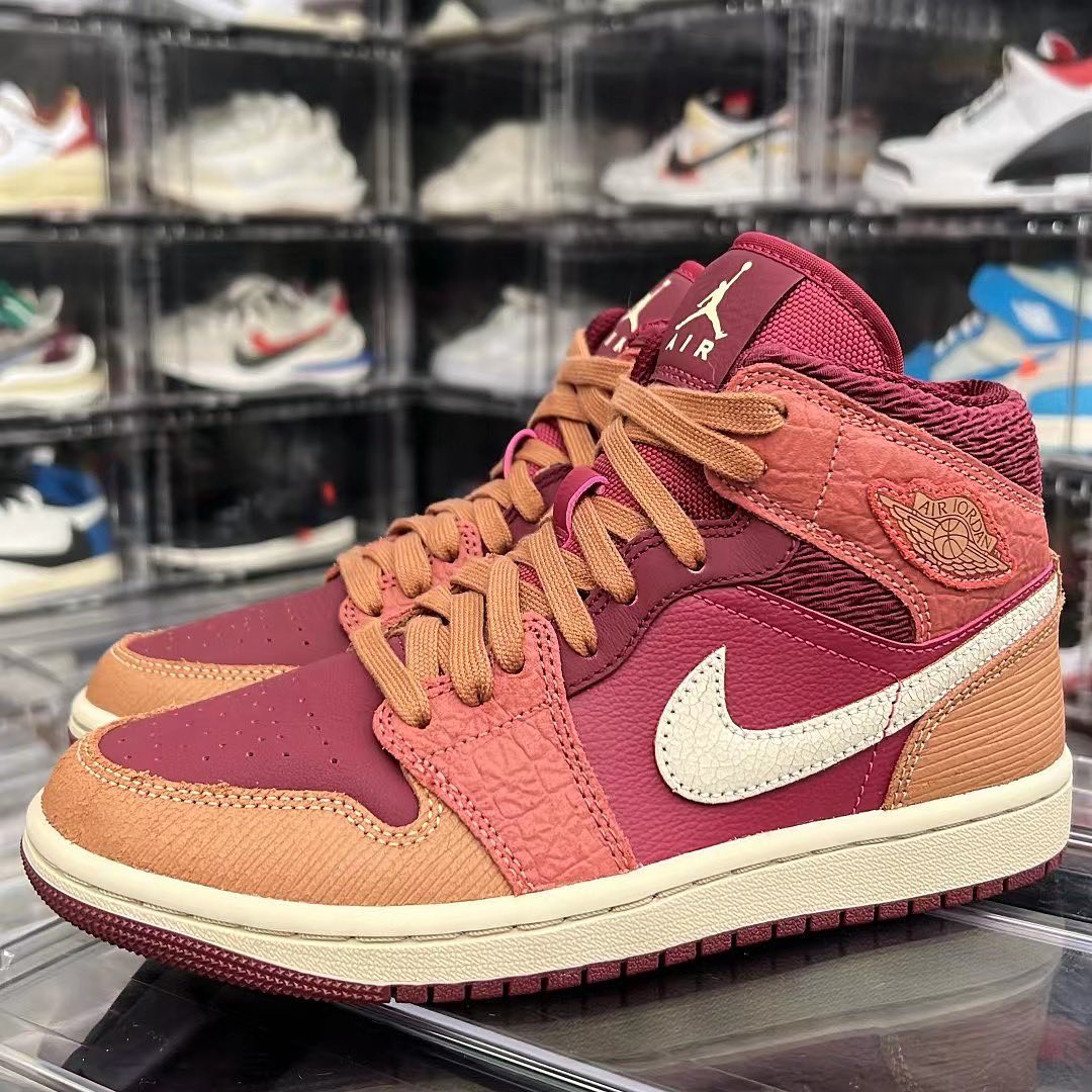 2022年 発売予定！ナイキ エア ジョーダン 1 ミッド “アフリカ大陸/レッド/ブラウン” (NIKE AIR JORDAN 1 MID “African Continent Map/Red/Brown”) [DV3476-600]