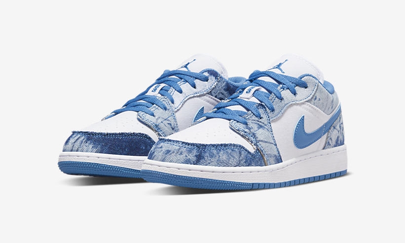 2022年 発売予定！ナイキ GS エア ジョーダン 1 ミッド “ウォッシュド デニム” (NIKE GS AIR JORDAN 1 LOW “Washed Denim”) [DM8947-100]