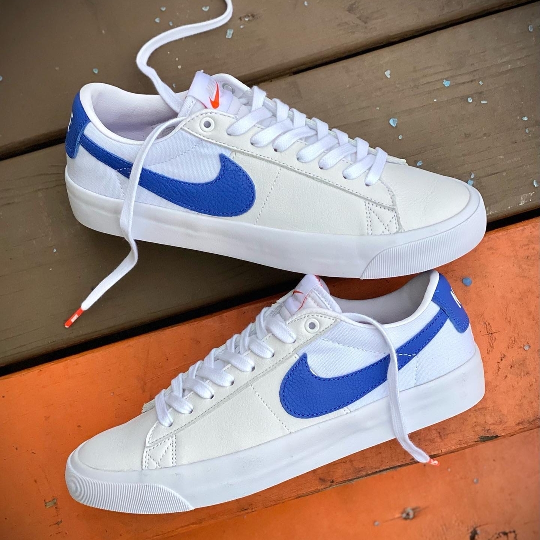 【国内 2/19 発売】ナイキ SB ズーム ブレーザー ロー ISO “オレンジレーベル/ホワイト/バーシティロイヤル” (NIKE SB ZOOM BLAZER LOW ISO “Orange Label/White/Varisty Royal”) [DH5675-100]