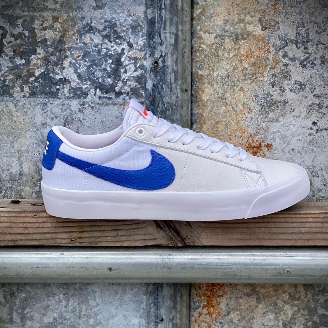 【国内 2/19 発売】ナイキ SB ズーム ブレーザー ロー ISO “オレンジレーベル/ホワイト/バーシティロイヤル” (NIKE SB ZOOM BLAZER LOW ISO “Orange Label/White/Varisty Royal”) [DH5675-100]