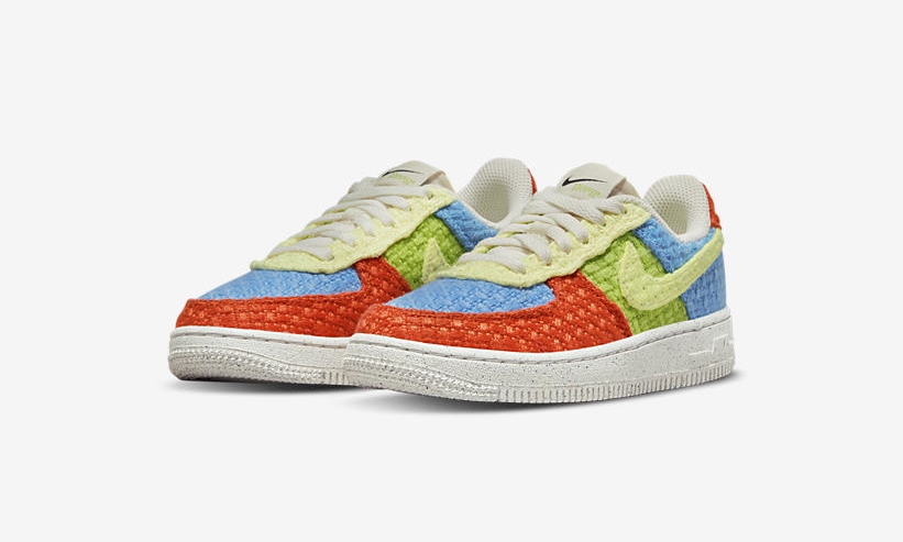 2022年 発売予定！ナイキ GS エア フォース 1 ロー “ヘンプ/オレンジ/ブルー/グリーン” (NIKE GS AIR FORCE 1 LOW “Hemp/Orange/Blue/Green”) [DV2193-400]