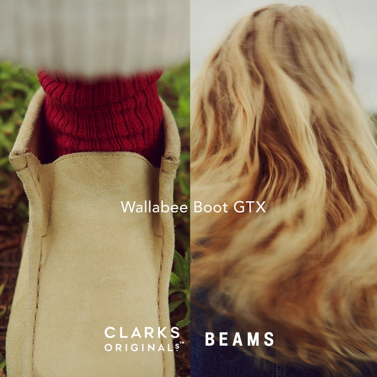 BEAMS × Clarks Wallabee Boot スリッポン仕様にアップデートしたエクスクルーシブモデル「Wallabee Boot GTX」が1/28 復刻 (ビームス クラークス ワラビー ブーツ ゴアテックス)