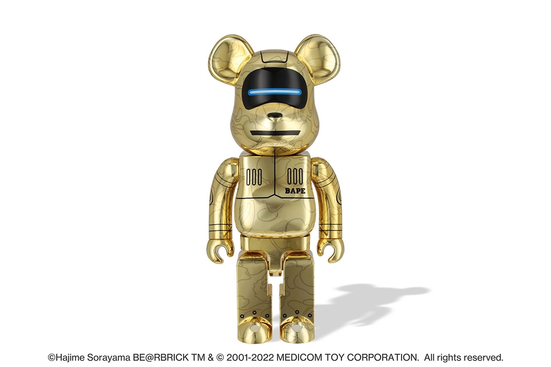 1/29 発売！A BATHING APE × HAJIME SORAYAMA BABY MILO BE@RBRICK 100% & 400% / 1000% (ア ベイシング エイプ 空山基)