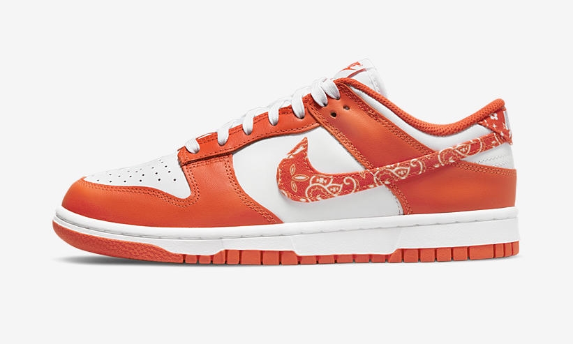 【国内 4/15 発売】ナイキ ウィメンズ ダンク ロー ESS “ペイズリーパック/オレンジ/バーレイ” (NIKE WMNS DUNK LOW ESS “Paisley Pack/Orange/Barley”) [DH4401-103/DH4401-104]