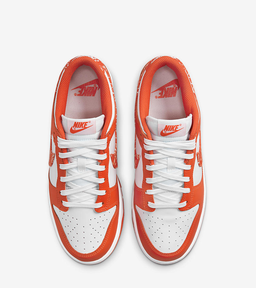 【国内 4/15 発売】ナイキ ウィメンズ ダンク ロー ESS “ペイズリーパック/オレンジ/バーレイ” (NIKE WMNS DUNK LOW ESS “Paisley Pack/Orange/Barley”) [DH4401-103/DH4401-104]