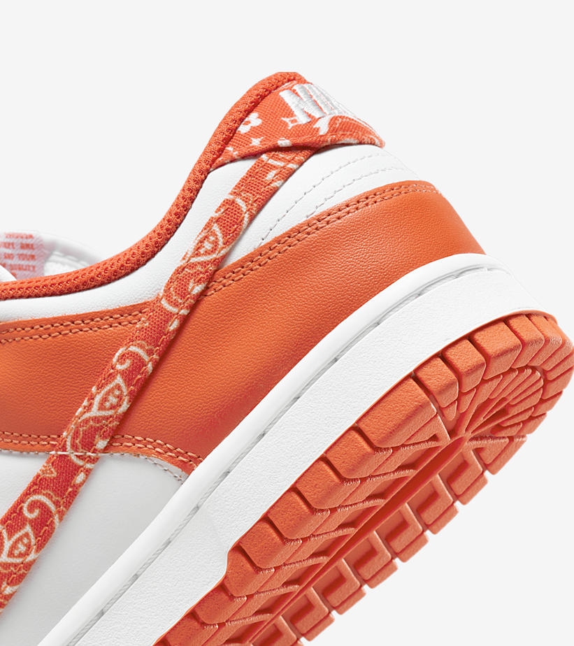 【国内 4/15 発売】ナイキ ウィメンズ ダンク ロー ESS “ペイズリーパック/オレンジ/バーレイ” (NIKE WMNS DUNK LOW ESS “Paisley Pack/Orange/Barley”) [DH4401-103/DH4401-104]