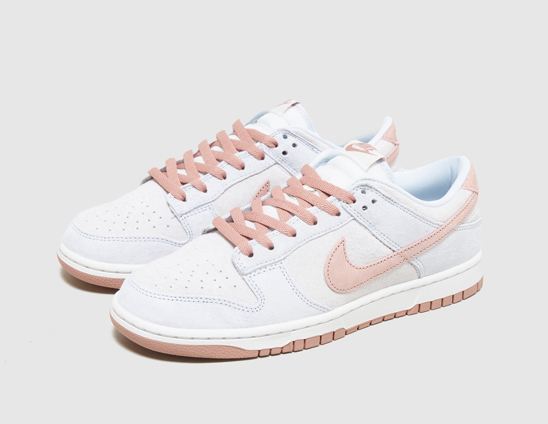 【国内 4/18 発売】ナイキ ダンク ロー “サミットホワイト/フォッシルローズ” (NIKE DUNK LOW “Summit White/Fossil Rose”) [DH7577-001]